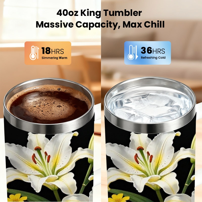 Tumbler Stainless Steel 40Oz B - Sublimation Mug White ulasan dan harga