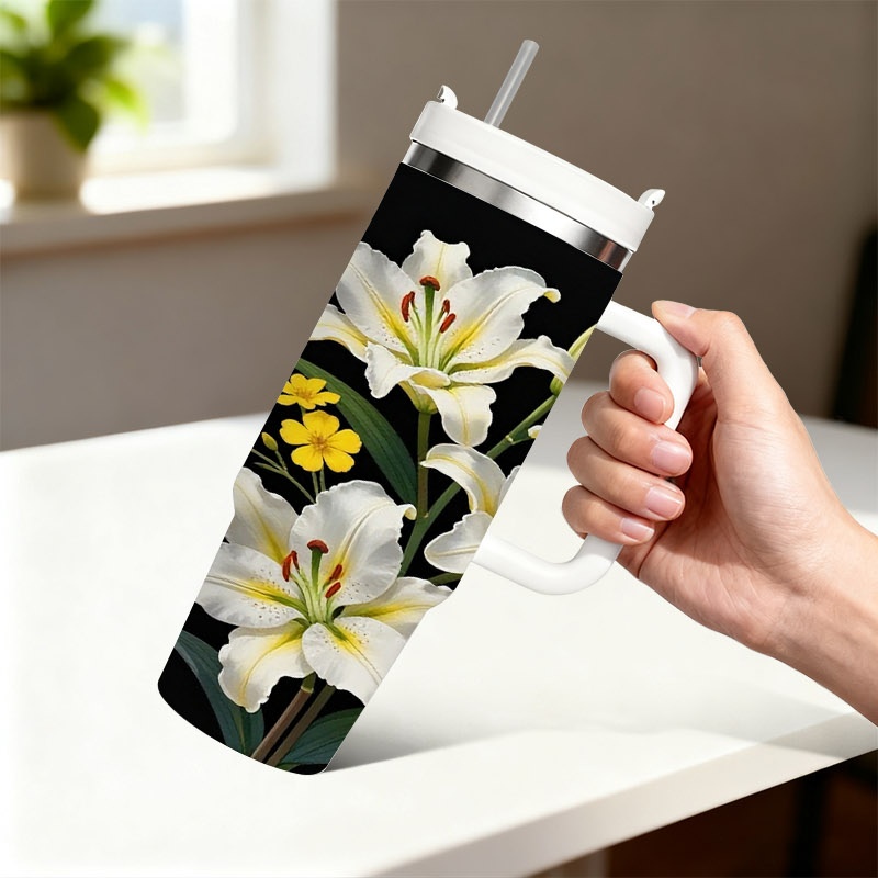 Tumbler Stainless Steel 40Oz B - Sublimation Mug White ulasan dan harga