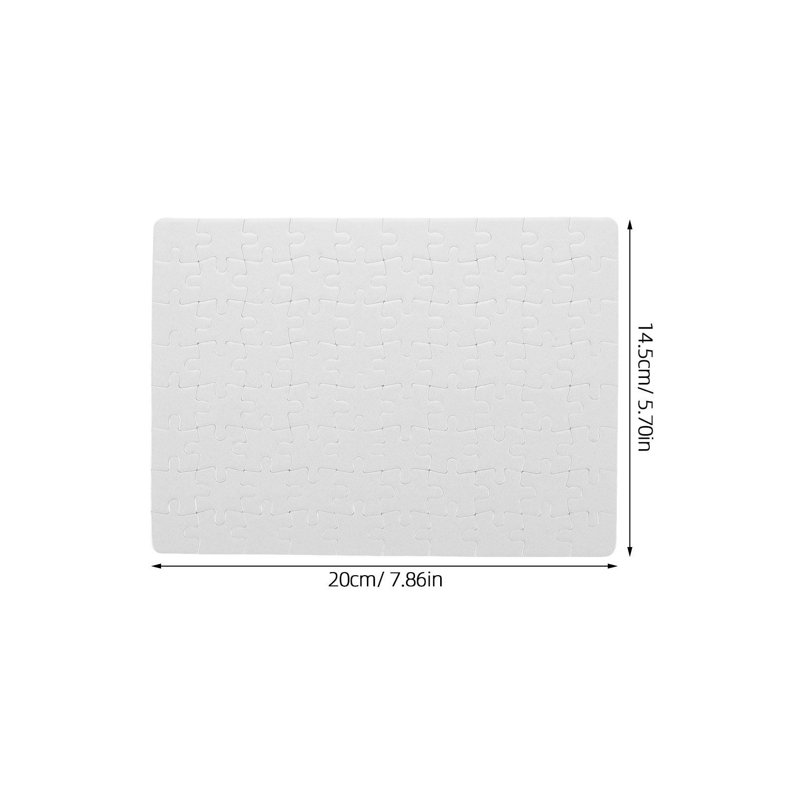 4 Lembar Papan Puzzle Kosong D - Puzzle Blank White ulasan dan harga