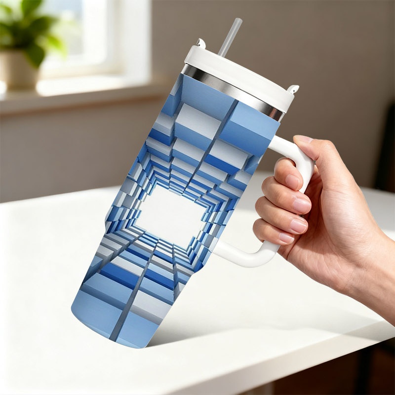 Tumbler Stainless Steel 40 Oz  - Sublimation Mug White ulasan dan harga